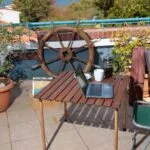 Bag The Joy 70x70x55 cm Ahşap Katlanır Rulo Kamp Masası | Piknik, Bahçe ve Balkon | Çantalı - Kahverengi - Görsel 7