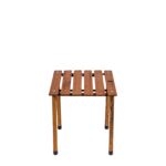 BAG THE JOY AHŞAP KATLANIR RULO KAMP MASASI / KAHVERENGİ (40*40*40) - Görsel 4