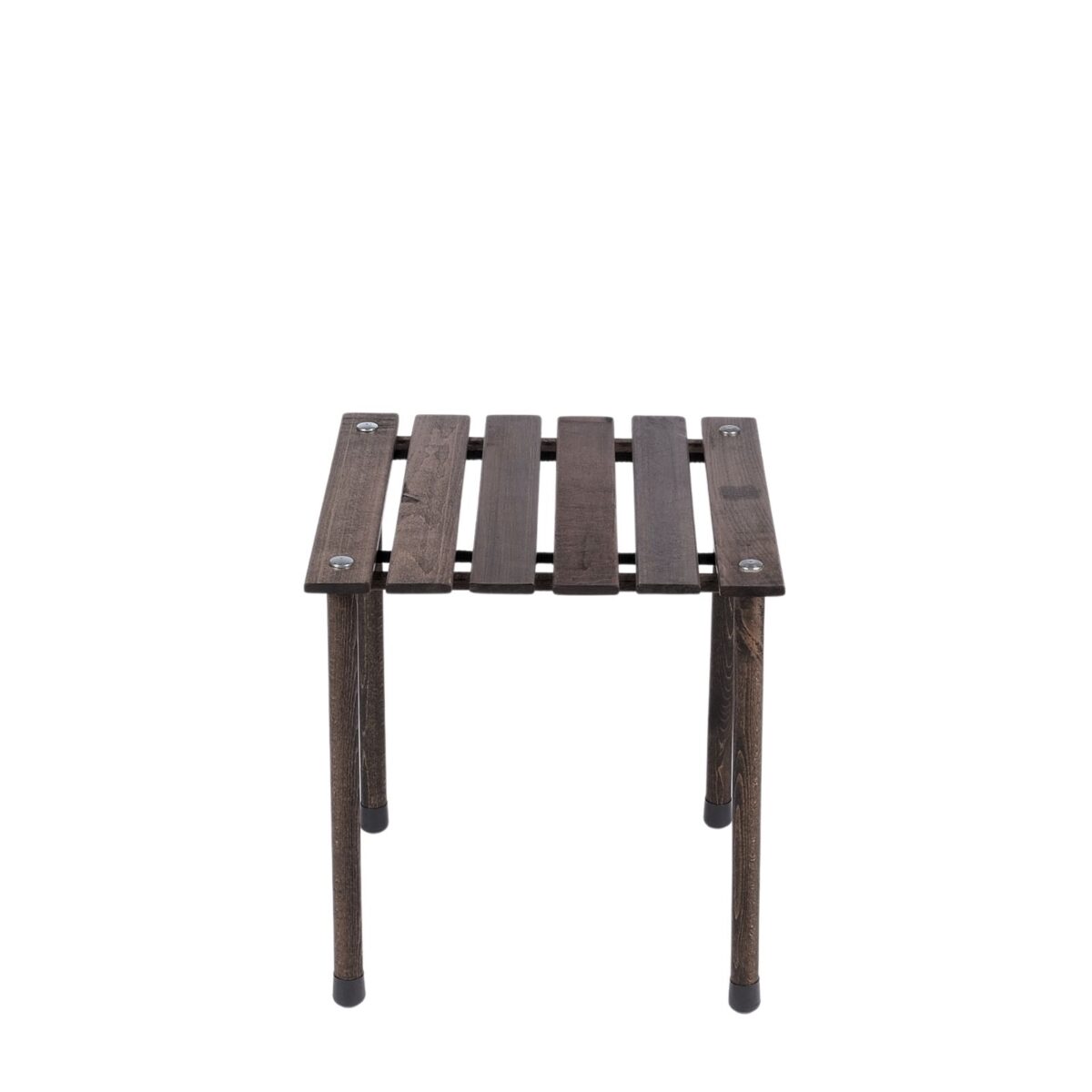 Bag The Joy 40x40x40 cm Ahşap Katlanır Rulo Kamp Masası | Piknik, Bahçe ve Balkon | Çantalı - Antrasit - Görsel 4