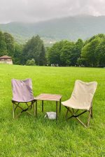 BAG THE JOY AHŞAP KATLANIR RULO KAMP MASASI / ANTRASİT (50*50*50) - Görsel 7