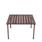 BAG THE JOY AHŞAP KATLANIR RULO KAMP MASASI / ANTRASİT (70*70*40) - Görsel 2