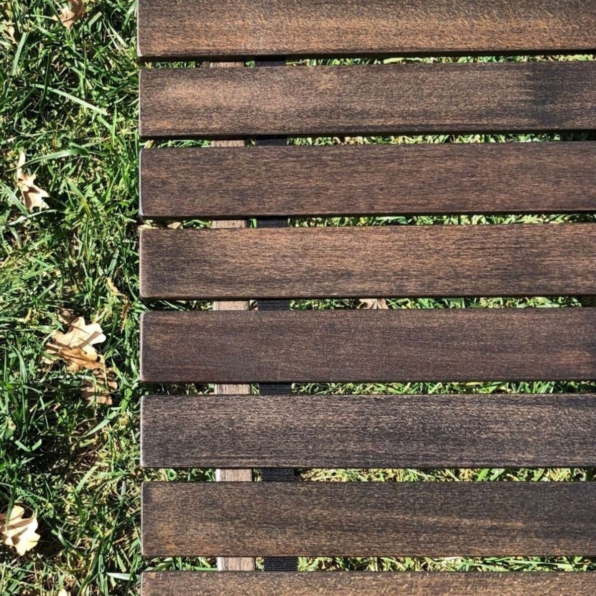 BAG THE JOY AHŞAP KATLANIR RULO KAMP MASASI / ANTRASİT (70*70*40) - Görsel 7