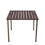 BAG THE JOY AHŞAP KATLANIR MASA SANDALYE SETİ – ANTRASİT- YEŞİL -70*70*55 - Görsel 4