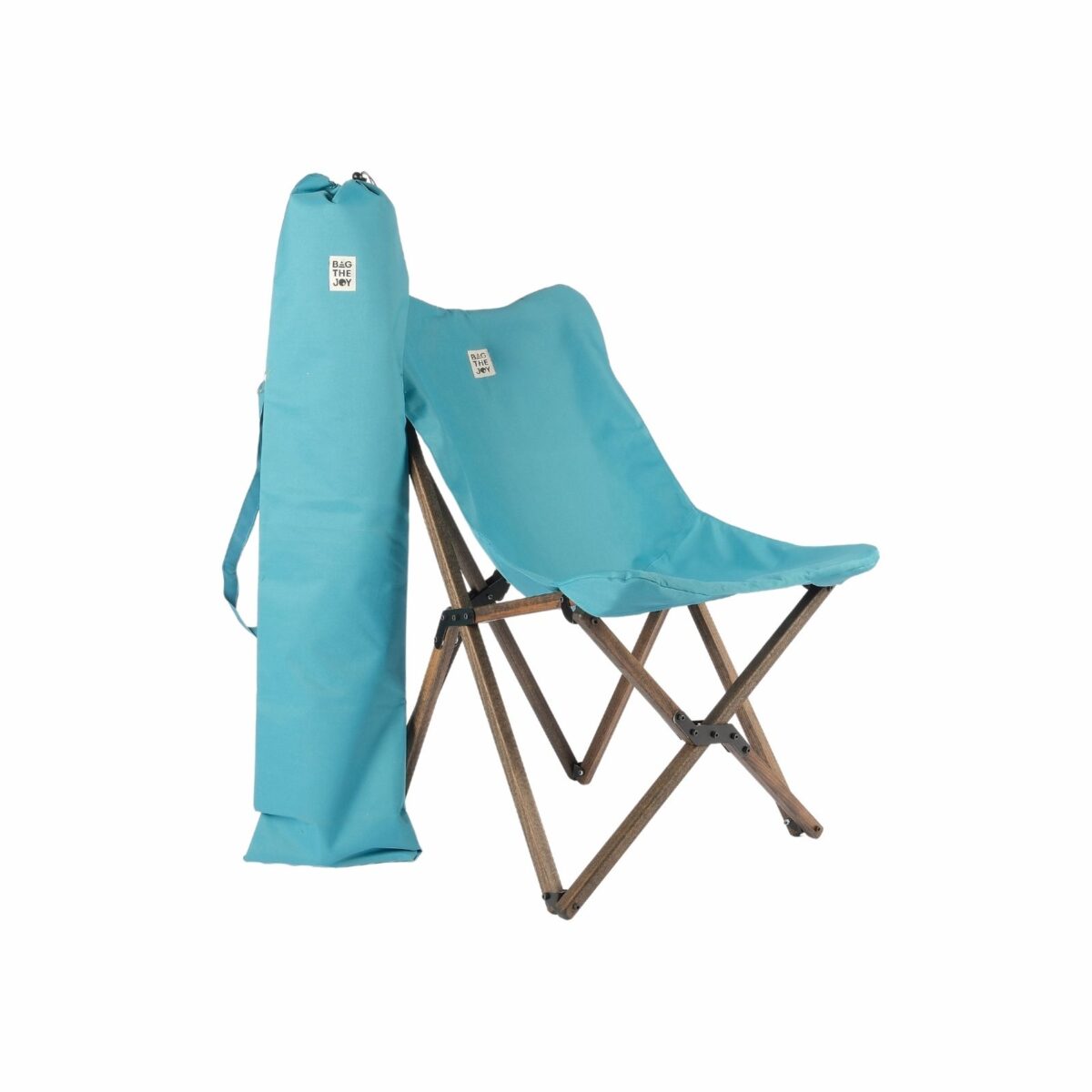 BAG THE JOY AHŞAP KATLANIR MASA SANDALYE SETİ – ANTRASİT- TURKUAZ -60*60*55 - Görsel 11
