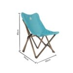 BAG THE JOY AHŞAP KATLANIR MASA SANDALYE SETİ – ANTRASİT- TURKUAZ -60*60*55 - Görsel 13