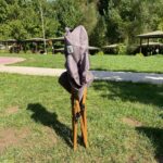 BAG THE JOY KATLANIR AHŞAP KAMP ve BAHÇE SANDALYESİ – KAHVERENGİ İSKELET - KOYU GRİ KILIF - Görsel 8