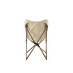 BAG THE JOY KATLANIR AHŞAP KAMP SANDALYESİ – ANTRASİT İSKELET - BEJ KILIF - Görsel 4