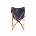 BAG THE JOY AHŞAP KATLANIR MASA SANDALYE SETİ – KAHVERENGİ - LACİVERT - 70*70*55 - Görsel 6