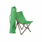 BAG THE JOY KATLANIR AHŞAP KAMP ve BAHÇE SANDALYESİ – ANTRASİT İSKELET - YEŞİL KILIF - Görsel 2