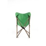 BAG THE JOY KATLANIR AHŞAP KAMP ve BAHÇE SANDALYESİ – ANTRASİT İSKELET - YEŞİL KILIF - Görsel 5