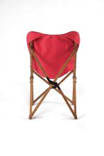 BAG THE JOY AHŞAP KATLANIR MASA SANDALYE SETİ – KAHVERENGİ - KIRMIZI -50*50*50 - Görsel 7