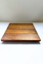 Masif Ahşap Kahverengi El Yapımı Sunum Altlığı, Nihale - Görsel 2