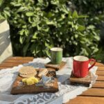 Dekoratif Kahverengi – Mektup Desenli El Yapımı Sunum Altlığı, Nihale - Görsel 2