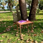 BAG THE JOY KATLANIR AHŞAP KAMP SANDALYESİ – KAHVERENGİ İSKELET - HAKİ KILIF - Görsel 8