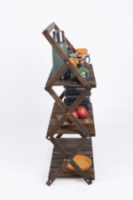 BAG THE JOY AHŞAP PORTATİF KATLANIR KAMP RAFI – ANTRASİT - Görsel 5