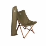 BAG THE JOY AHŞAP KATLANIR MASA SANDALYE SETİ – KAHVERENGİ – HAKİ – 70*70*55cm - Görsel 10