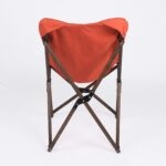 BAG THE JOY KATLANIR AHŞAP KAMP SANDALYESİ – ANTRASİT İSKELET - KİREMİT KILIF - Görsel 4