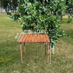 Leftover Serisi Ahşap Rulo Katlanır Kamp Sehpası - Kahverengi (ÇANTALI) - Görsel 2