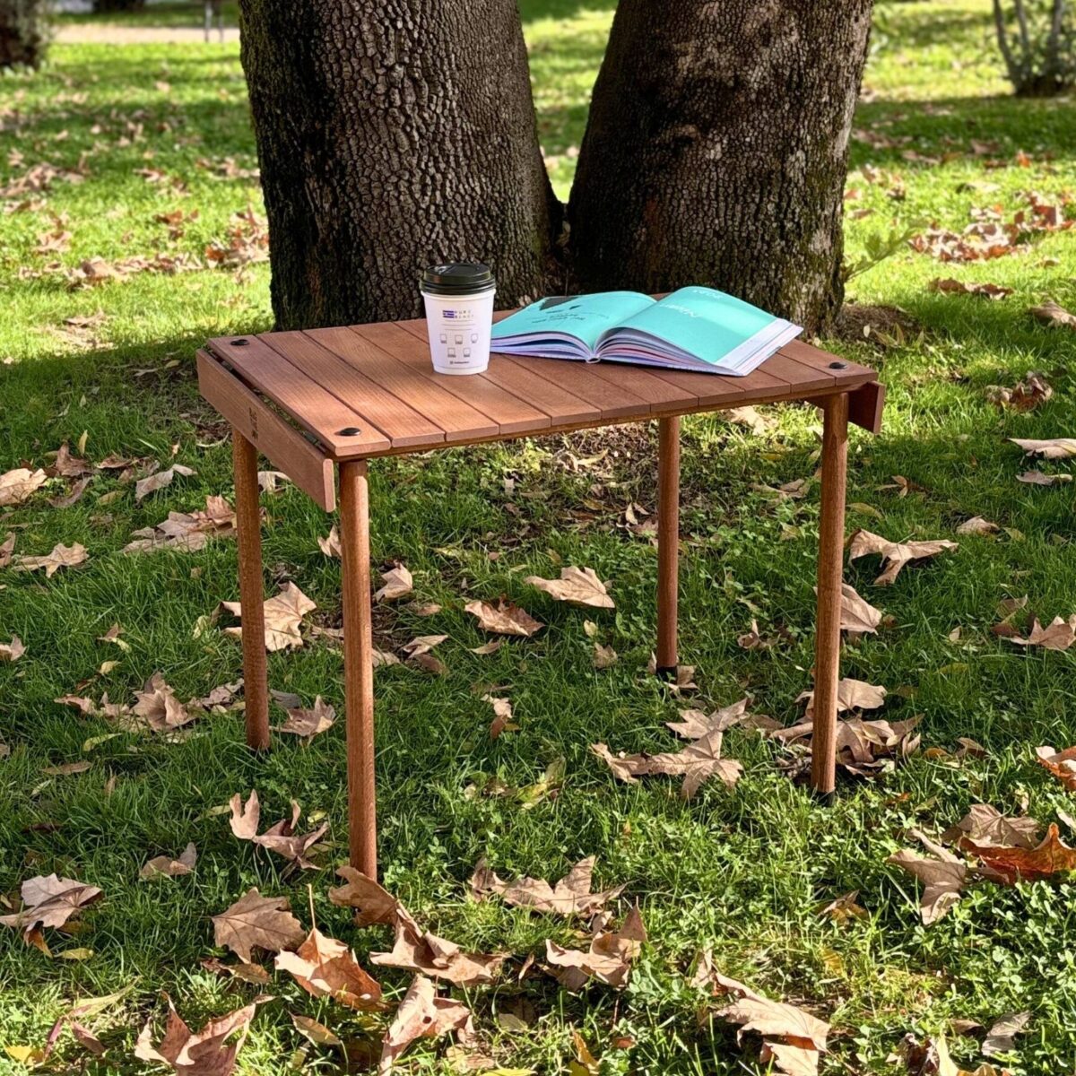 Bag The Joy TrailTop 45x60x50 cm Ahşap Katlanır Rulo Kamp Masası I Çantalı I Piknik, Bahçe ve Balkon - Görsel 3
