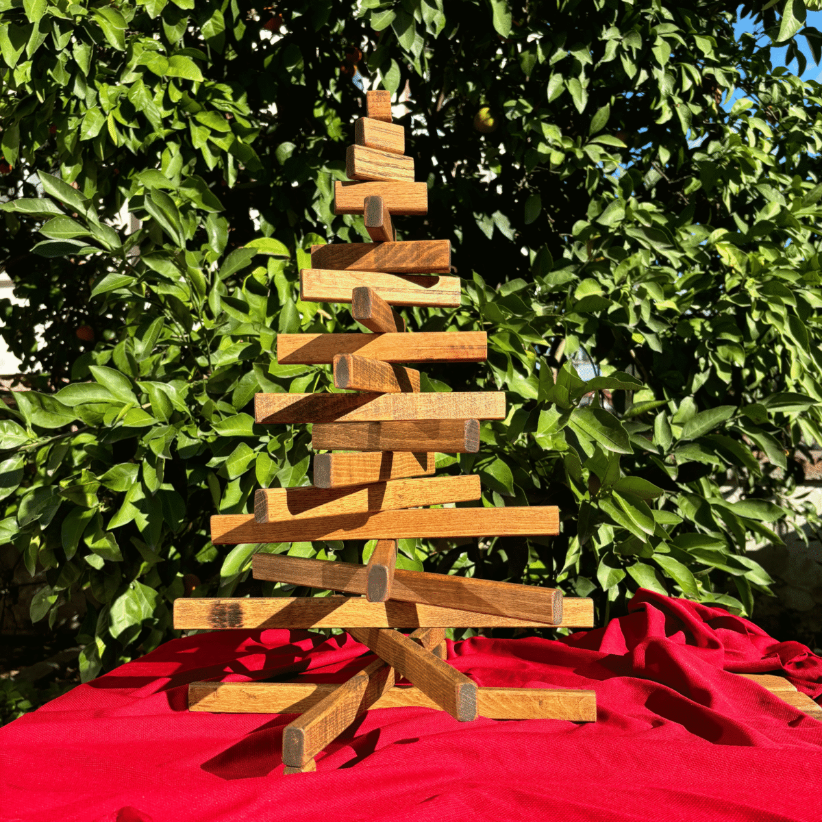 Leftover - El Yapımı Yılbaşı Ağacı - Kahverengi - Görsel 5