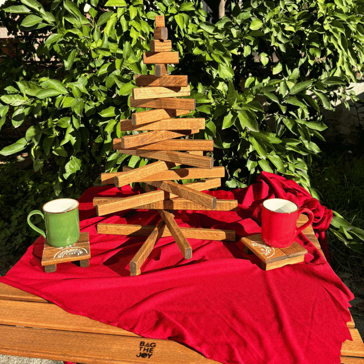 Leftover - El Yapımı Yılbaşı Ağacı - Kahverengi - Görsel 6