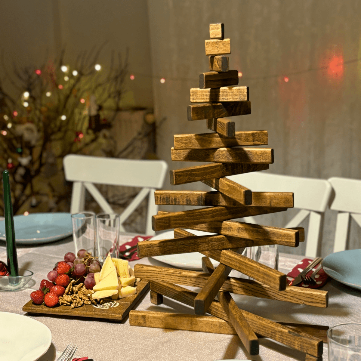 Leftover - El Yapımı Yılbaşı Ağacı - Kahverengi - Görsel 11