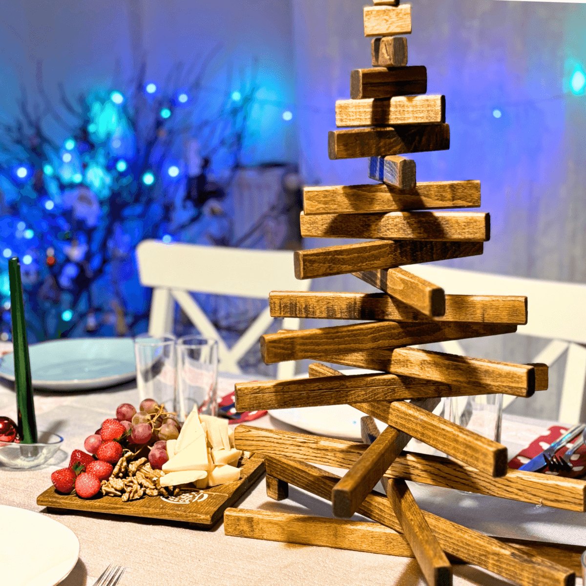 Leftover - El Yapımı Yılbaşı Ağacı - Kahverengi - Görsel 2