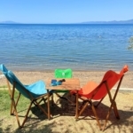 Bag The Joy Kids Ahşap Katlanır Kamp Sandalyesi | Bahçe, Piknik, Balkon | Çantalı - Yeşil - Görsel 7