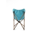 Bag The Joy Kids Ahşap Katlanır Kamp Sandalyesi |Bahçe, Piknik, Balkon |Çantalı - Antrasit -Turkuaz - Görsel 3