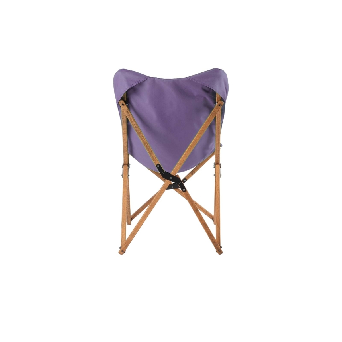 Bag The Joy Kids Ahşap Katlanır Kamp Sandalyesi |Bahçe, Piknik, Balkon |Çantalı - Mor - Görsel 4