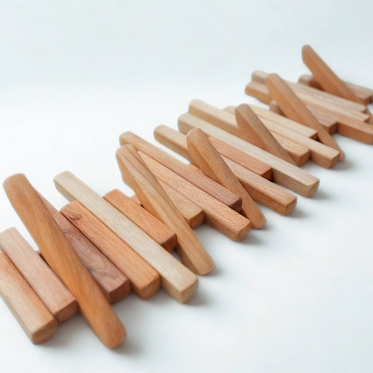 Leftover Masif Kayın Ahşap Piyano Askılık - Doğal Ahşap | 6'lı Açılır Kapanır Duvar Askısı - Görsel 3