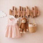 Leftover Masif Kayın Ahşap Piyano Askılık - Doğal Ahşap | 6'lı Açılır Kapanır Duvar Askısı - Görsel 4